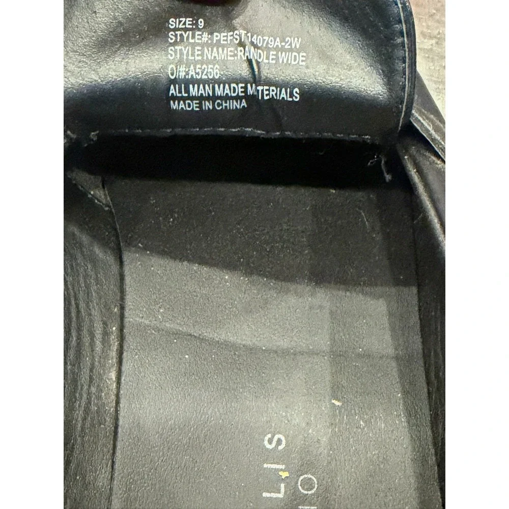 Perry Ellis Portfolio Men's Randle Wide Loafers.‎ Size 9. Black.